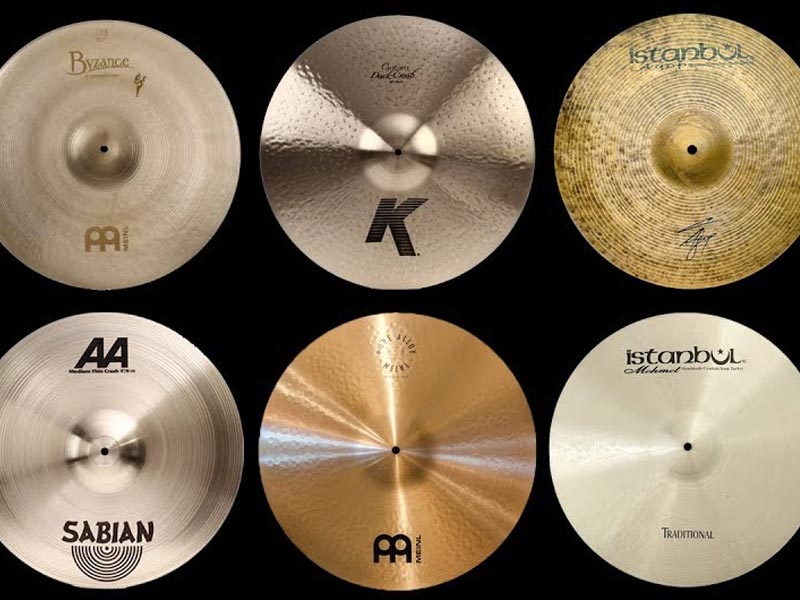 Comparison of the 5 Main Cymbal Brands: Zildjian, Paiste, Sabian, Istanbul, Meinl