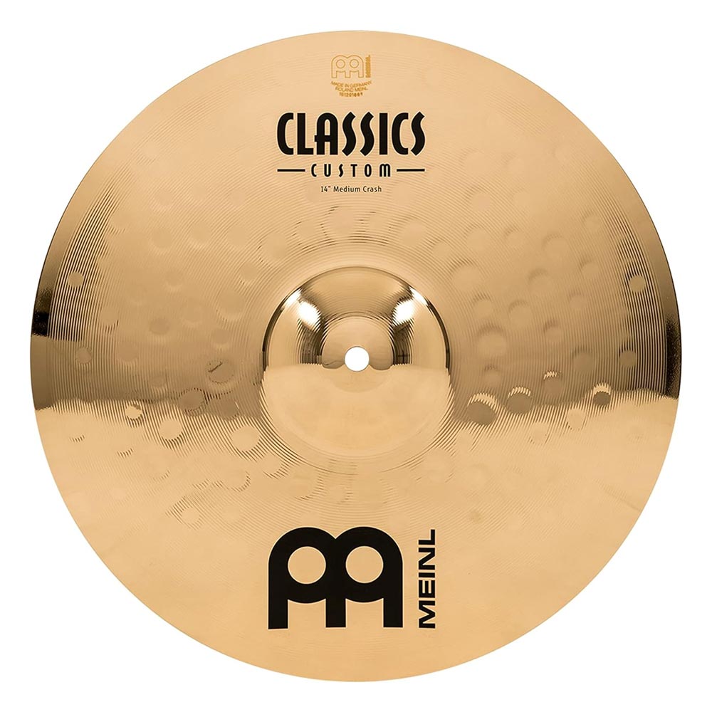 Meinl 14 inch Medium Crash Cymbal - Classics Custom Brilliant